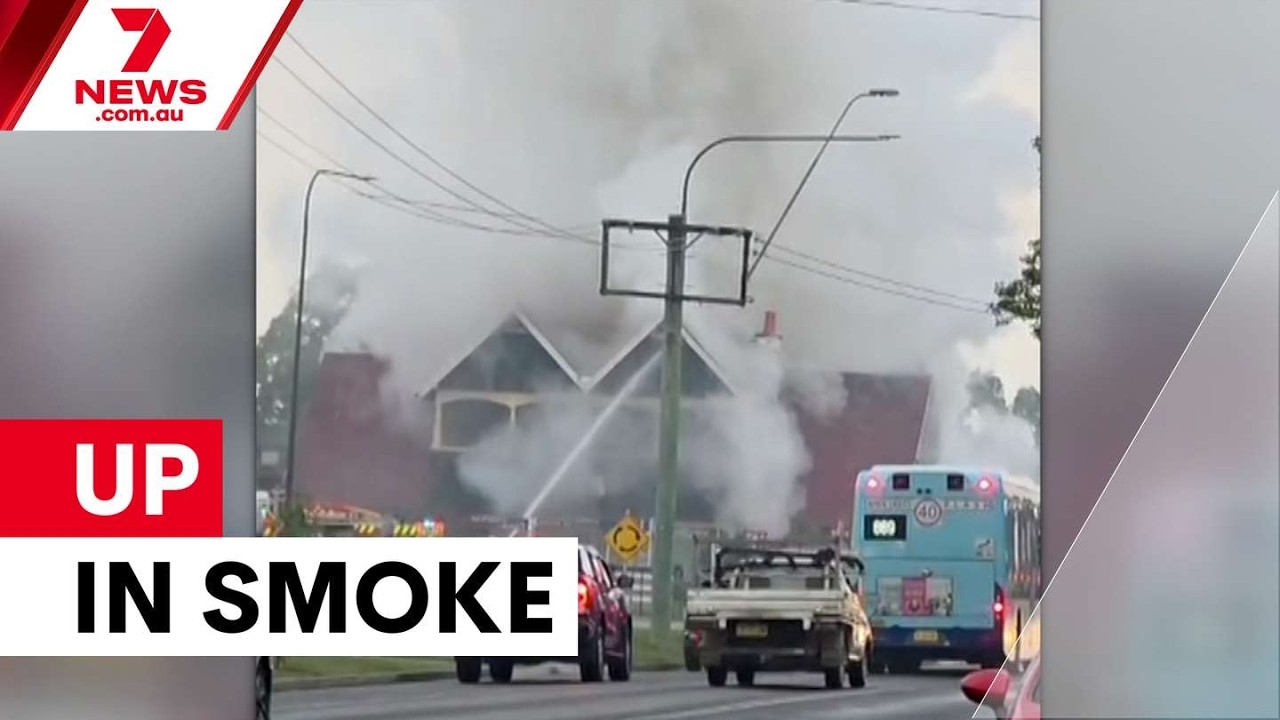 Menangle Store Fire Historic Menangle Store destroyed by fire | 7NEWS - YouTube