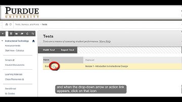 Exporting and Importing a Test - Blackboard Learn