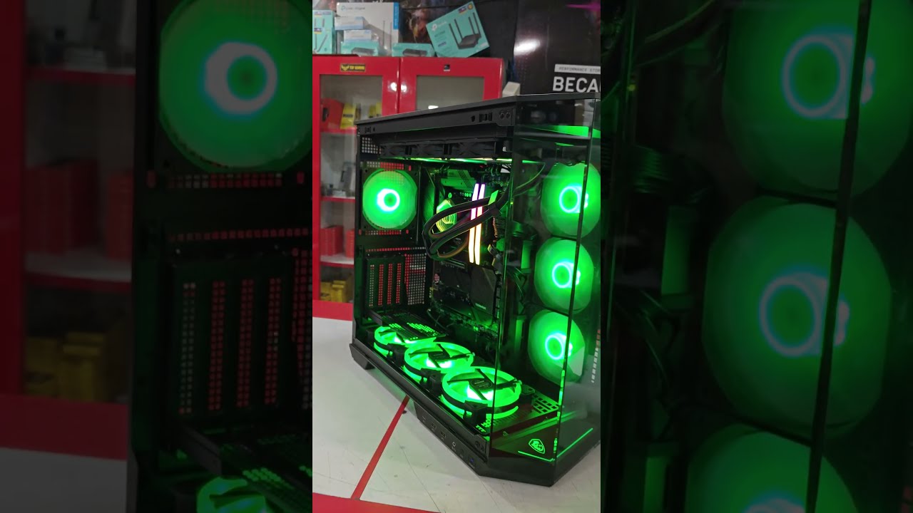 INTEL I7 14700K Gaming PC Build In MSI MAG PANO M100R RGB Beauty