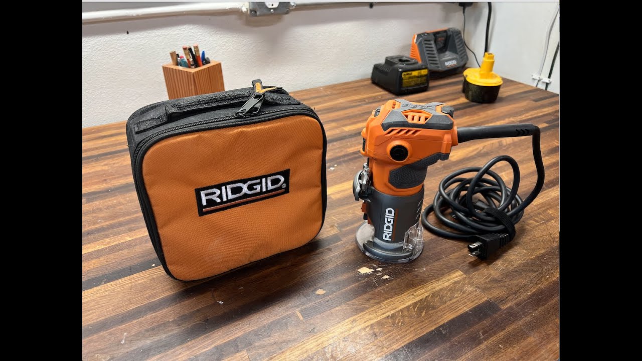 Ridgid 18V Brushless Compact Router (I LOVE THIS TOOL) - YouTube