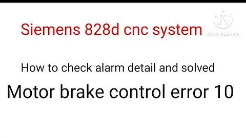 How to solve and check the alarm in Siemens cnc system 828 d