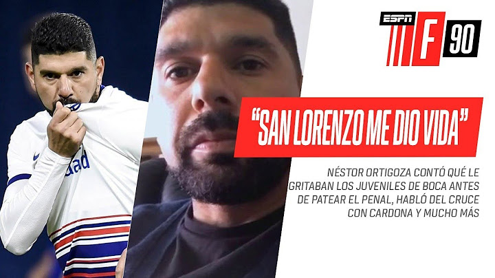 "#SANLORENZO ME DIO VIDA": Néstor #Ortigoza y una IMPERDIBLE CHARLA tras la victoria ante #Boca