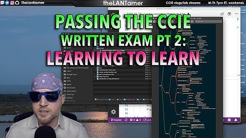 Passing the CCIE RS written exam PT 2: learning to learn