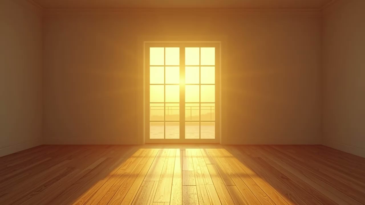 Living Frame | Golden Hour Sunlight Wall Art | 8 Hours