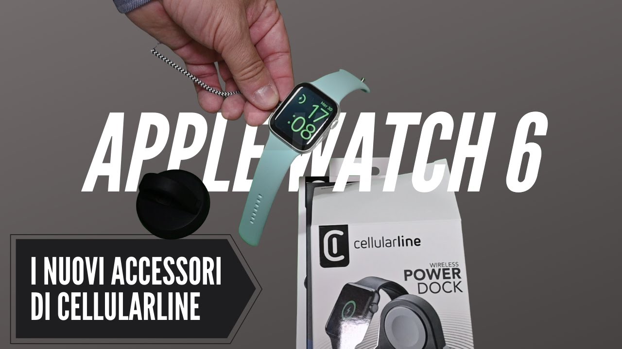 Apple Watch Serie 6: gli accessori di Cellularline - YouTube