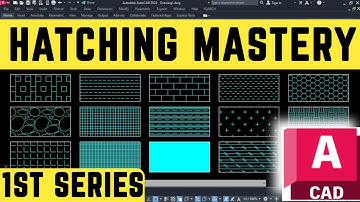 Hatching Mastery AutoCAD | 1st Series | YQArch Best Tutorial |