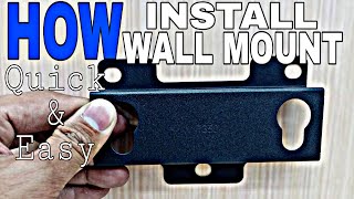 How to install wall bracket on 32 inches Hisense smart tv 32E5600 Quick and Easy
