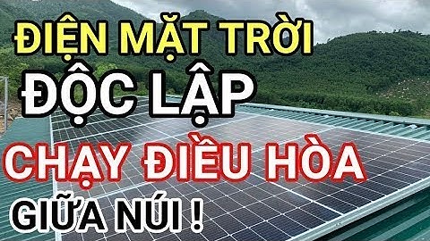 Lắp điện năng lượng mặt trời độc lập Inverter Luxpower - Khu vực chưa có điện lưới tại Khánh Hòa