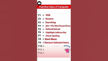 Function Keys of Computer 🖥️All Shortcut Key of Computer 🔥ll