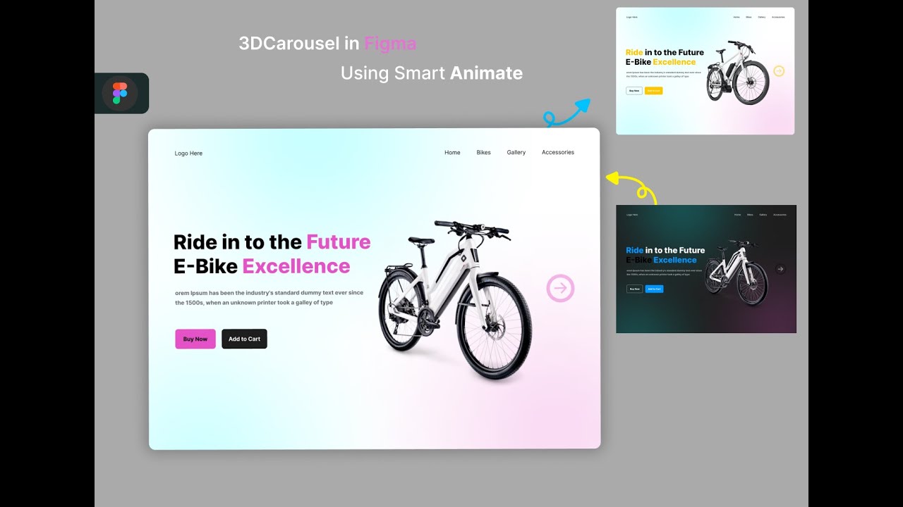 Create Stunning 3D Carousel Animation in Figma !🤩 figma tutorial for ...
