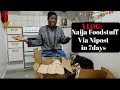 LuvMattaz Vlog EP #9: I got my Nigerian Food stuff via Nipost in 7days