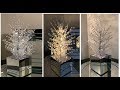 Glam moderne  arbre clair par led en cristal