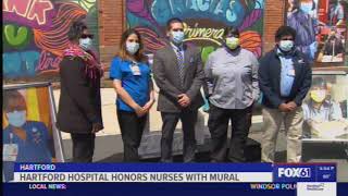 Mural Recognizes Efforts of Healthcare Workers