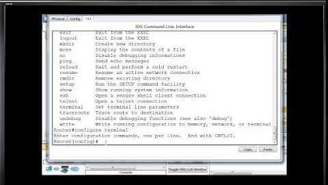 Cisco IOS CLI for beginners   Part 1 CCNA 1