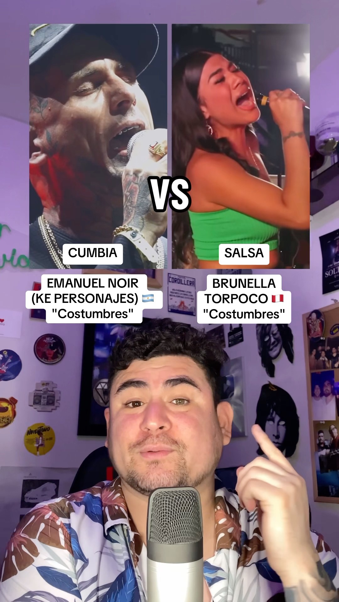 EMANUEL NOIR (KE PERSONAJES) vs BRUNELLA TORPOCO - Costumbres: ¿En qué GÉNERO suena MEJOR? ??