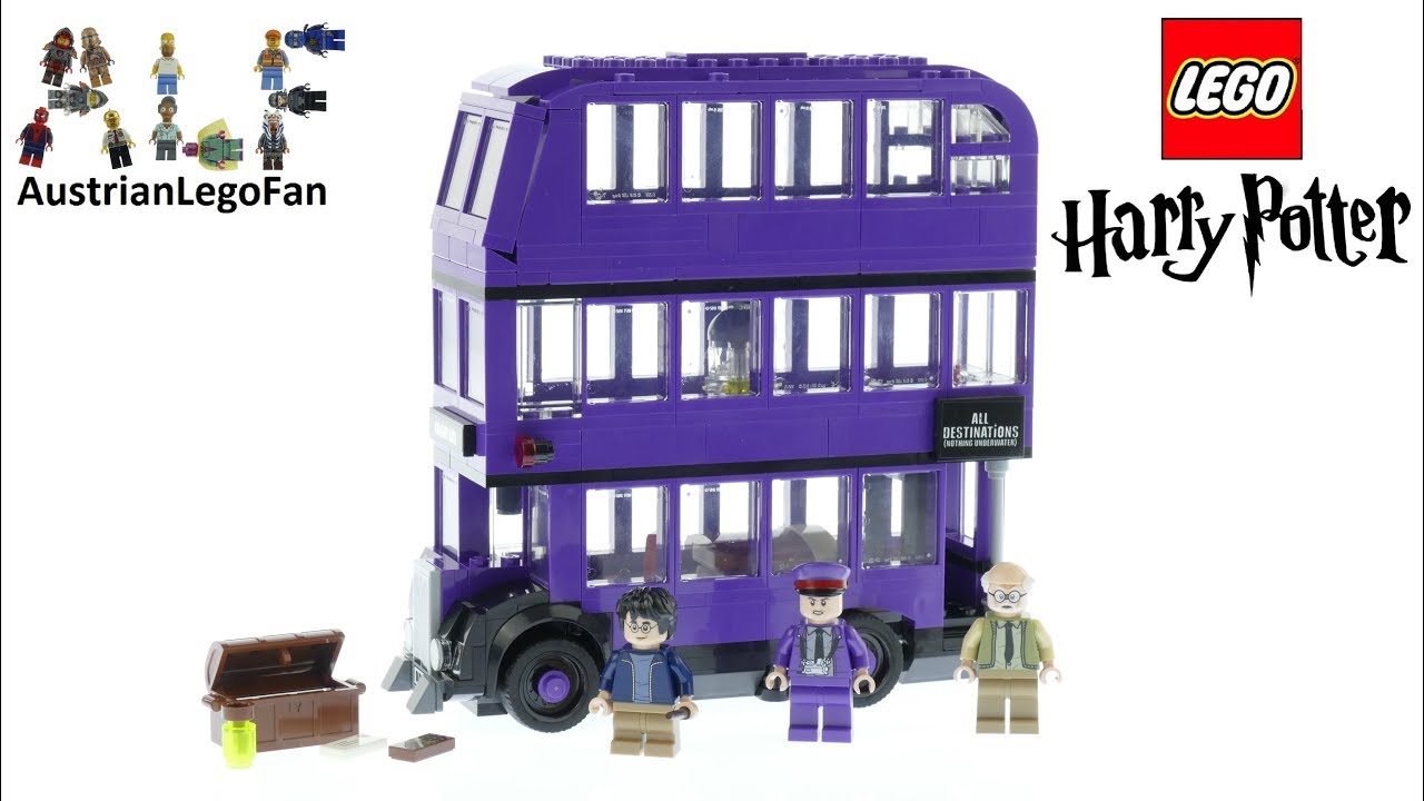 Lego Potter 75957 Knight Bus Speed Build - YouTube