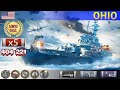 ✔ 404К Них.. себе! Линкор "Ohio" X уровень США | [ WoWS ] World of WarShips GAMEPLAY