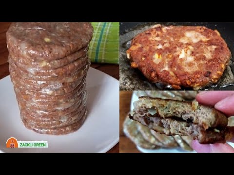 CARA MEMBUAT DAGING BURGER PRAKTIS ENAK JADINYA BANYAK