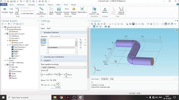Turbulent Flow Analysis by COMSOL Multiphysics-Streamlines and Vortices (Fluid Flow Module)