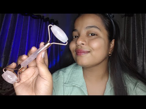 Hindi ASMR | Best Friend Does Your Skincare with Her ❤️