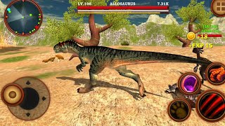 Best Dino Games - Allosaurus Simulator  Dinosaur Survival Battle 3D Android Gameplay screenshot 1