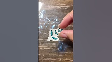 how to make your own stickers at home #shorts