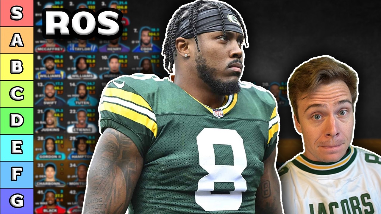 Top 50 Running Back Rankings & Tiers artwork