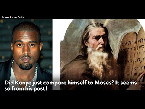 Did Kanye just compare himself to Moses? It seems so from his post!