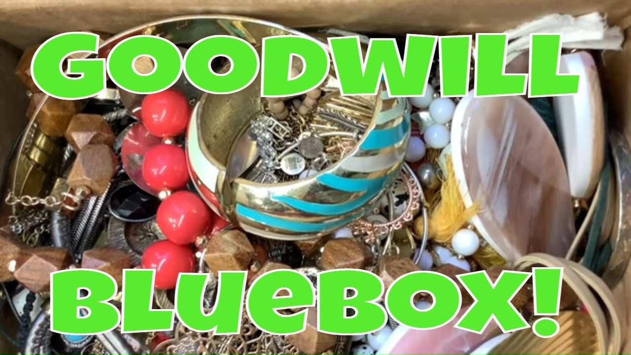Goodwill BlueBox 5lb Repurpose Jewelry UNBOXING! Not bad Nashville! 💃