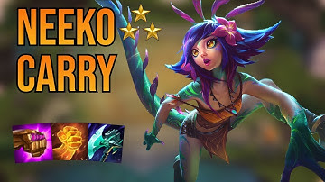 3 Star Neeko Carry does INFINITE Damage and INFINITE Shields | Teamfight Tactics Set 9.5