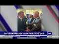 Presidentes Mulino y Macron estrechan la mano en la ONU