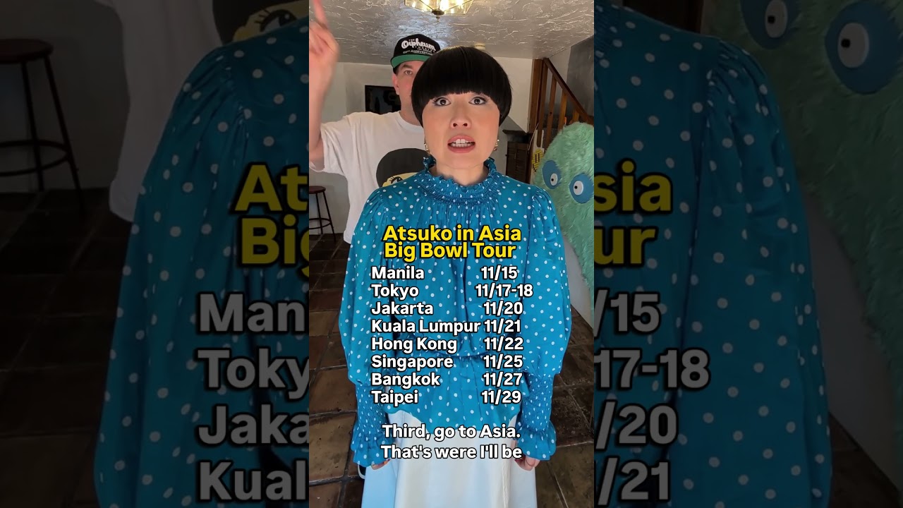Asia tickets are live! Japan is already SOLD OUT. Can’t wait to come home and see you all!