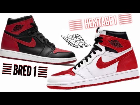 ARE THE 2022 AIR JORDAN 1 “HERITAGE” THE WHITE BRED 1’s??? FIRST LOOK & COMPARISON!!! FIRE 🔥