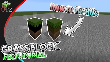 How to FIX Grass Block Glitch in your pack | MCBE Pack Tutorial [FOR BEGINNERS]