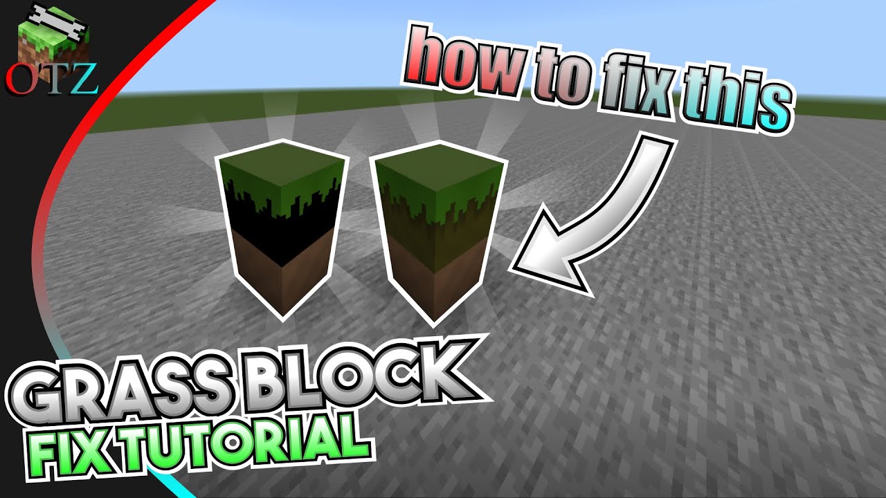 Grass Block: Trimmed Minecraft Texture Pack