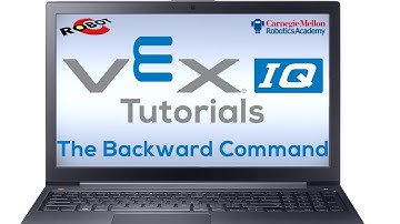 VEX IQ and ROBOTC - The Backward Command