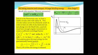 Bh Binding Energy Lecture Of A Course On Relativity Cosmology