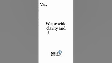Wereldnieuwsdag 2025 | Kies journalistiek omdat feiten ertoe doen | The Quint