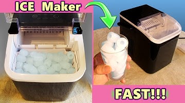 ICE MAKER Review uses 115 watts ICE Cubes in 7 minutes