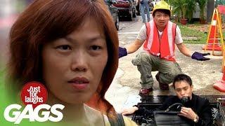 Guy Comes Out Of Sewers - JFL Gags Asia