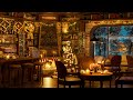 Cozy Jazz Music &amp; 4K Cozy Cafe Ambience with Relaxing Sweet Piano Jazz Music for Sleeping