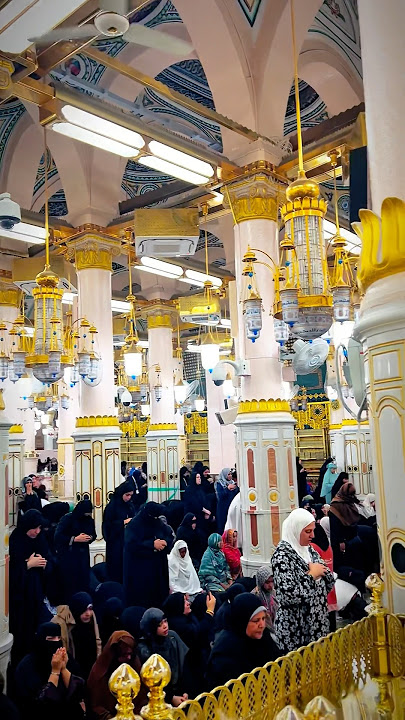 Women's are pray at Riyajul jannah. Assalamualaika ya Rasulullah 😥🙋‍♂️ #shorts #foryou