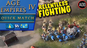 Age of Empires 4 | Quick Match - 1v1 | Mongols v French
