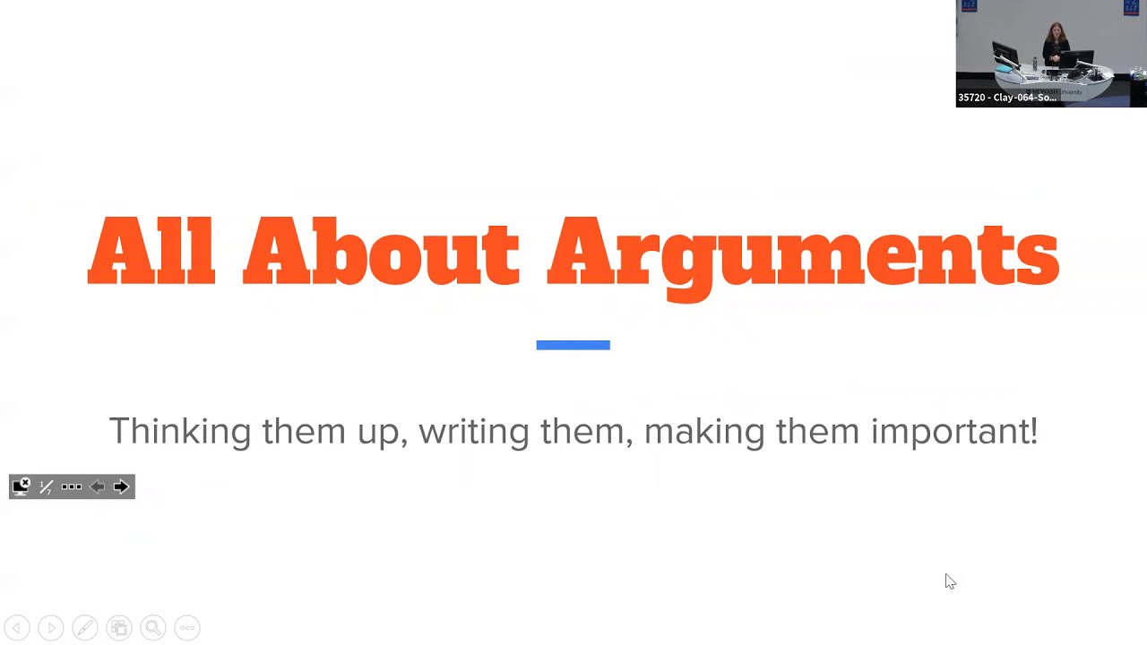 All About Arguments -  Brynnie Rafe (MAD Training 2021)