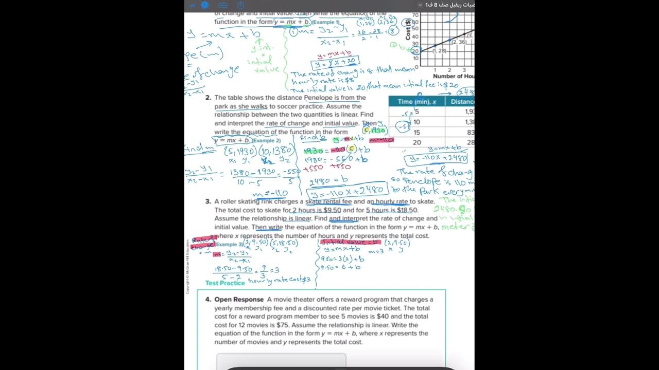 Lesson 5.3 Construct Linear Functions Part 3 - YouTube