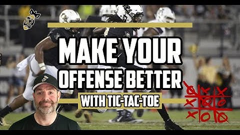 Make Your Spread Air Raid Offense Better with a Game of Tic-Tac-Toe