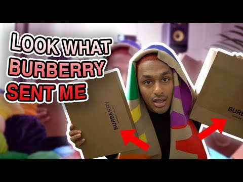 LOOK WHAT BURBERRY SENT ME | STUDIO UPDATE - LOOK WHAT BURBERRY SENT ME | STUDIO UPDATE