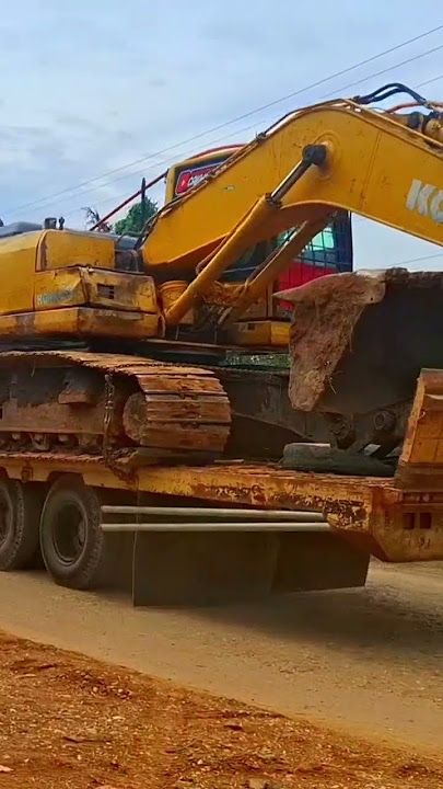 MOBILISASI ALAT BERAT EXCAVATOR #shortvideo #excavator #fypシ゚viral