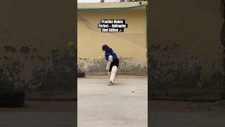 Practice Makes Perfect — Helicopter Shot Edition 🏏 #cricket #hitting #helicoptershot #msd #Run