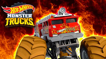 The Very Best of 5 Alarm! 🔥🚒 | Hot Wheels Monster Trucks | Hot Wheels